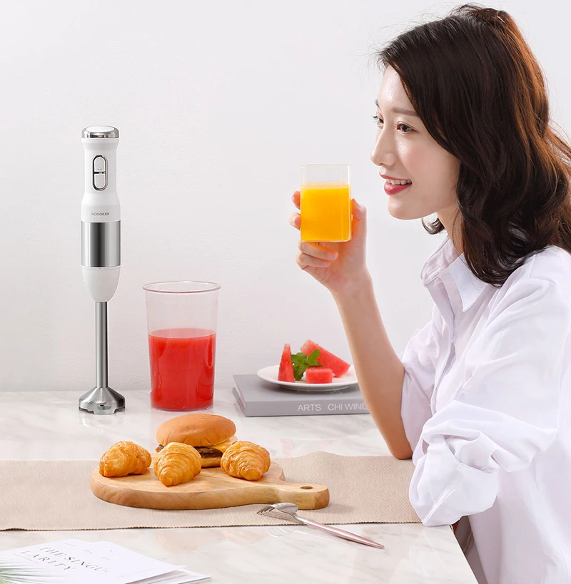 XIAOMI MIJIA QCOOKER CD-HB01 ручной блендер Электрический кухонный портативный кухонный комбайн миксер соковыжималка многофункциональная быстрая приготовление пищи