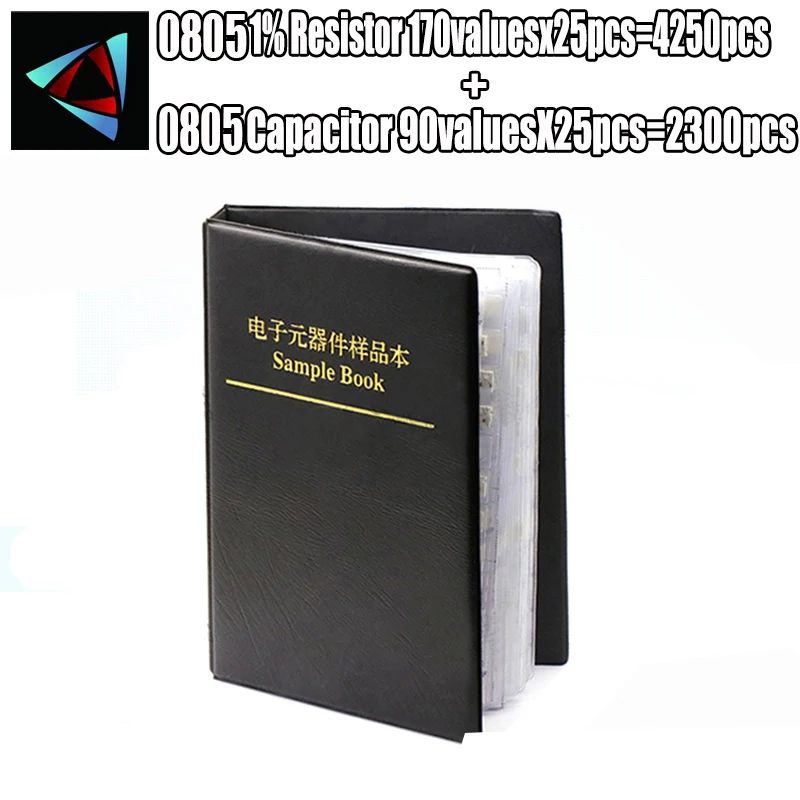 0805 SMD резистор 0R ~ 10M 1% 4250 значение x 25 шт. = 2300 + конденсатор пФ 22 мкФ образец |