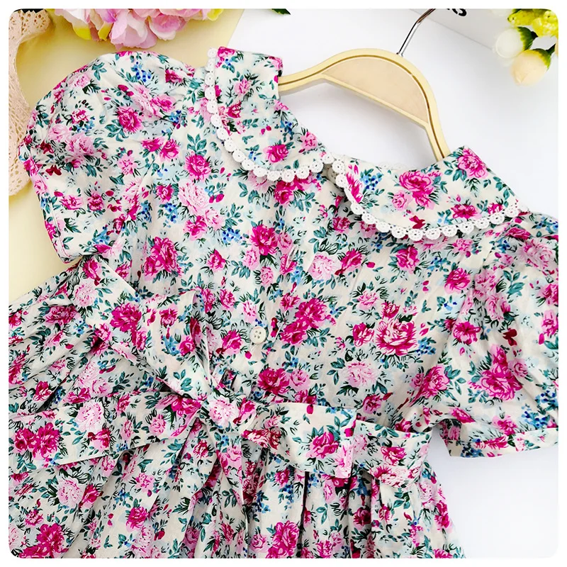 Коллекция 2019 года весенне-летние платья с вышивкой для девочек детское платье