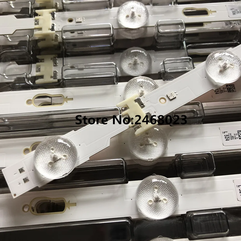 Комплект 12 шт. светодиодный полосы для Samsung UE48JU6000 BN96-34793A BN96-34794A S_5U75_48_FL_R6 S_5U75_48_FL_L5 LM41-00121G LM41-00121H