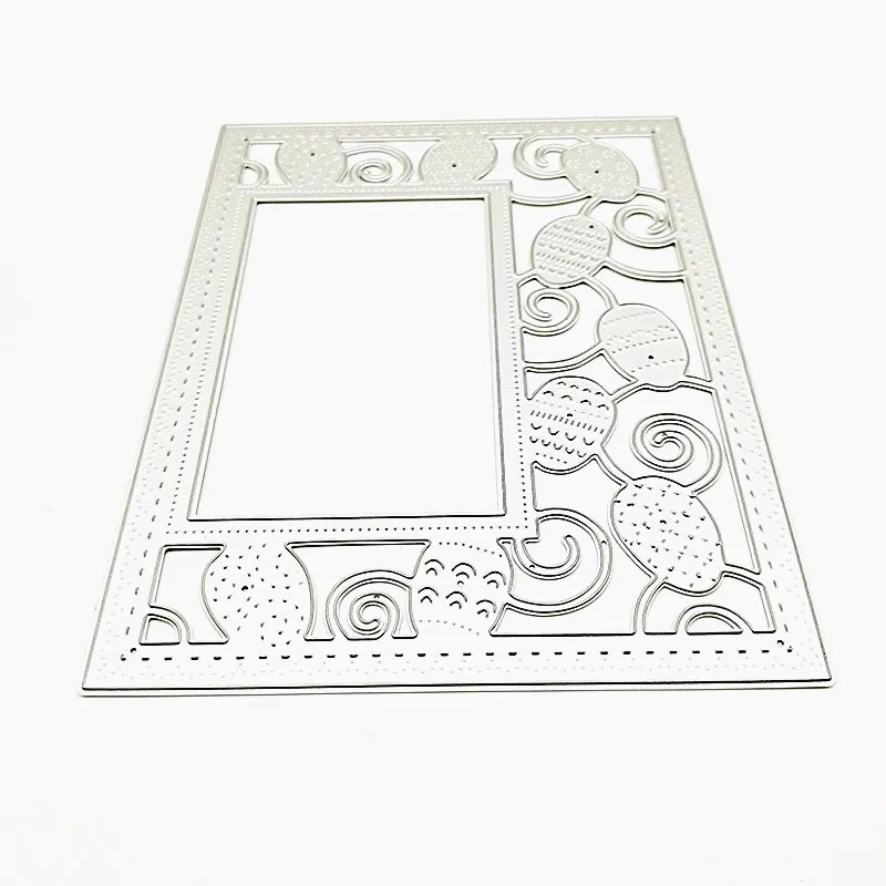

2021 New Frame Metal Cutting Dies Stencil Die Cut Scrapbooking Craft Stamps
