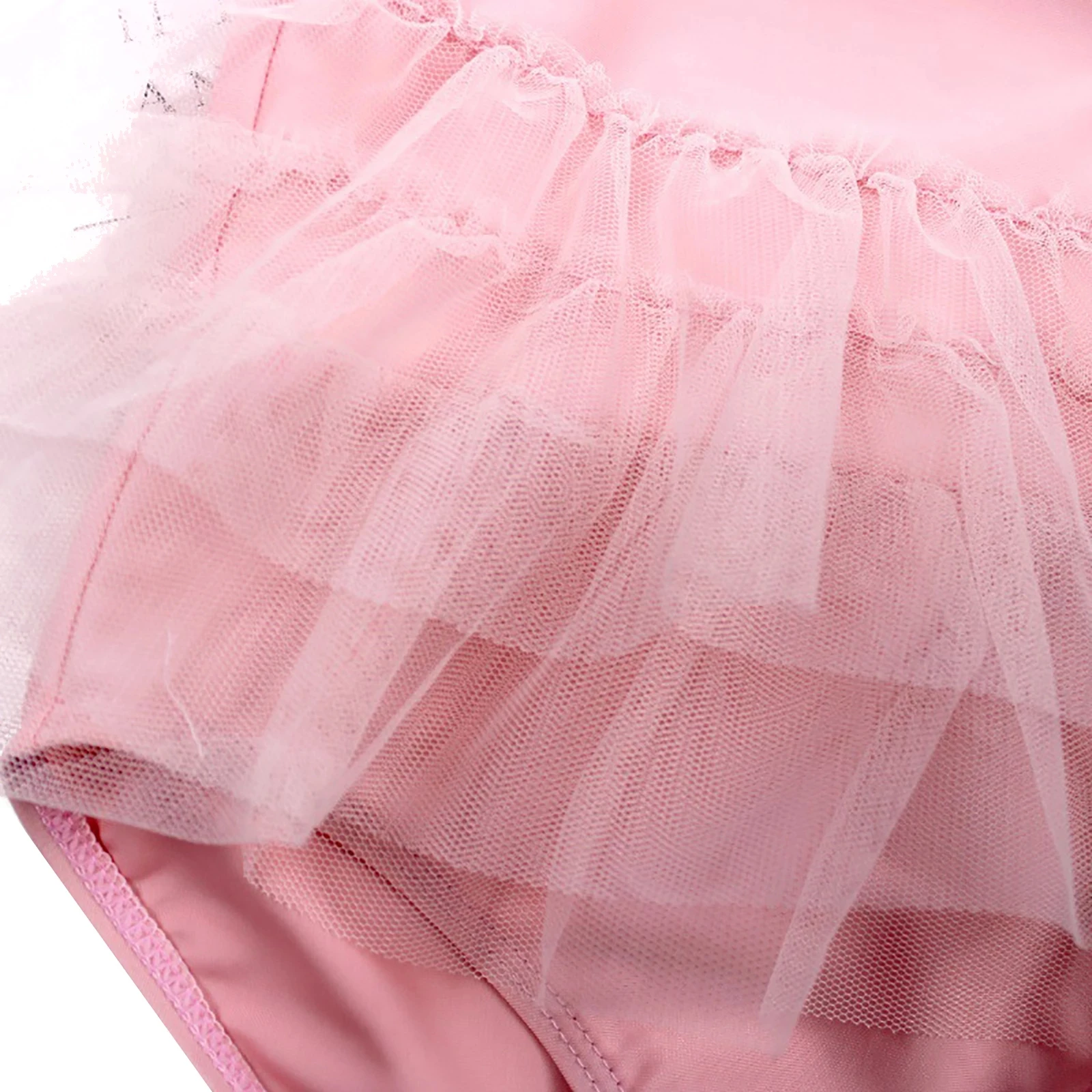 

2021 Baby Girl One-Piece Swimsuits Tulle Tutu Bodysuits No-Sleeve Beach Clothes + Lace Up Swimming Cap Girl's Swimwear