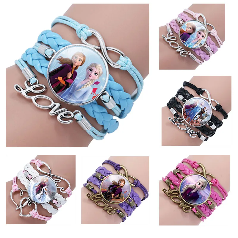 Диснеевские II с Эльзой и Анной из мультфильма драгоценными камнями многослойный