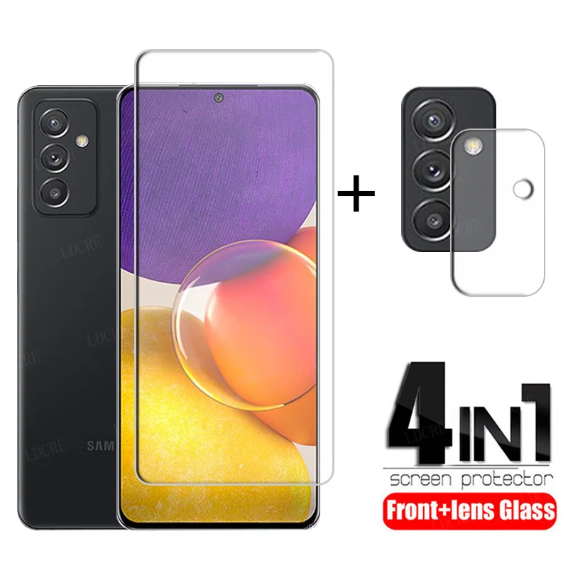 

4-in-1 For Samsung Galaxy Quantum 2 Glass For Samsung Quantum 2 Film HD Screen Protector For Samsung Quantum 2 Camera Lens Film