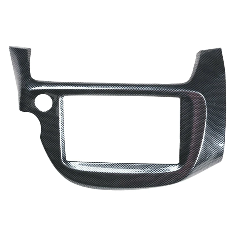 

Carbon Fiber ABS Car GPS Navigation Cover Ring Panel Frame Trim for Honda FIT 2008-2013 Right Hand Driver