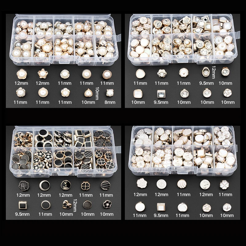 100 шт. модные круглые маленькие украшения для одежды жемчужные пуговицы рубашка