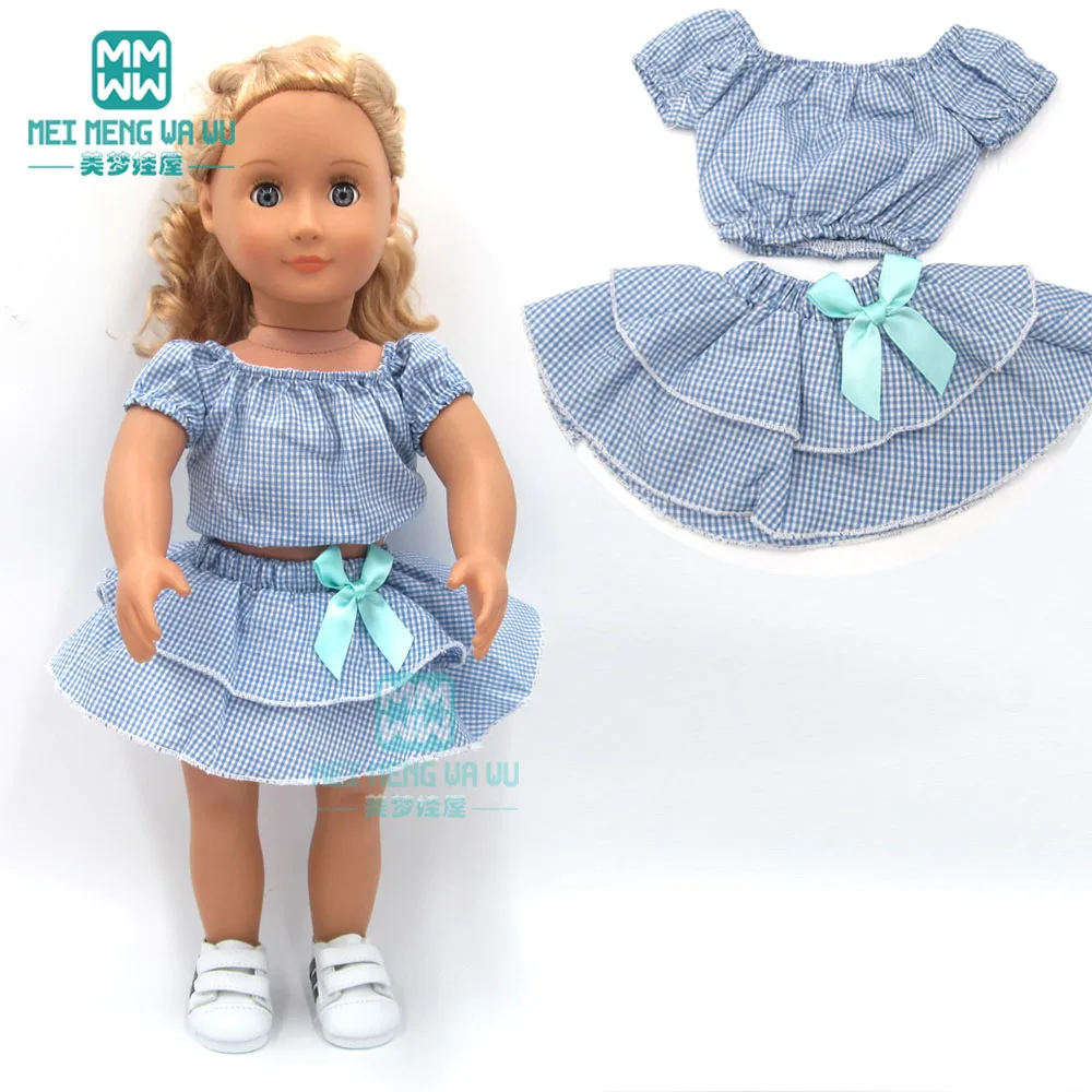 15 видов стилей юбка на подтяжках платье для девочек 18 дюймов американская кукла
