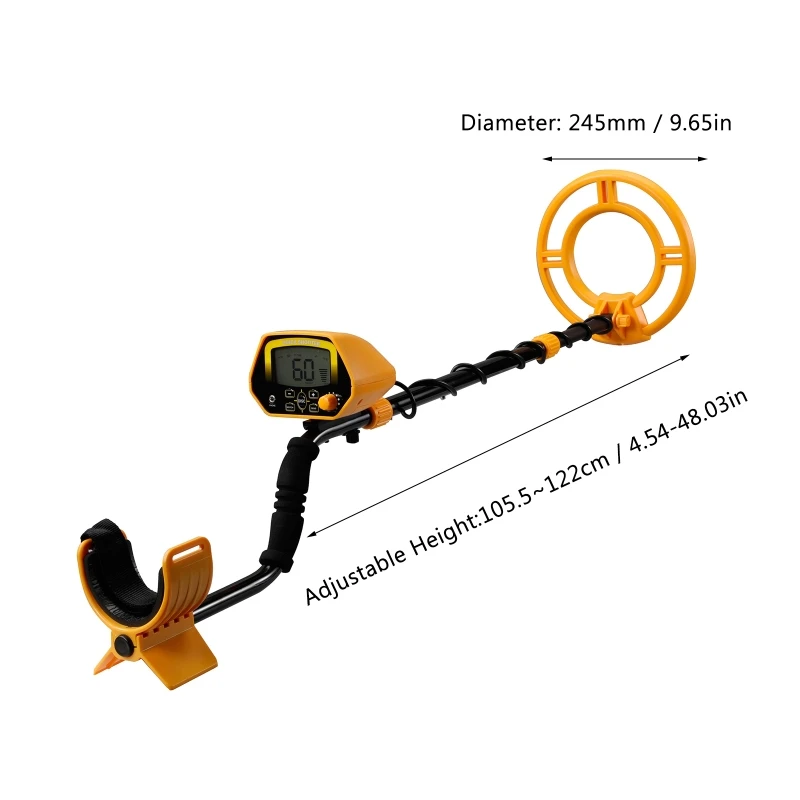 

OOTDTY MD-3030 Metal Detector Professtional Underground Metal Detector Pinpointer Gold Detectors Jewelry Treasure Hunter High Se