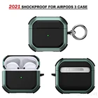 Противоударный чехол для наушников Airpods 3 2021, чехол, мягкий армированный чехол для Apple Air Pods 3 Airpods3 4, чехол, аксессуары для ключей, чехол