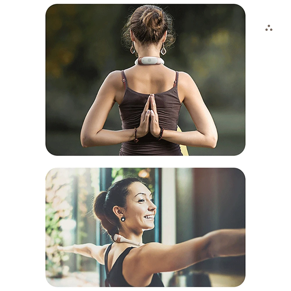 

Portable Intelligent Cervical Massage Apparatus Electric Massager for Neck 7 Gears Multi-Modes Fatigue Pain Relief Massager