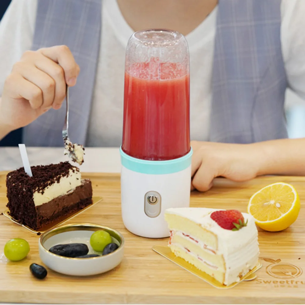 Мини Портативная электрическая соковыжималка для фруктов USB перезаряжаемая