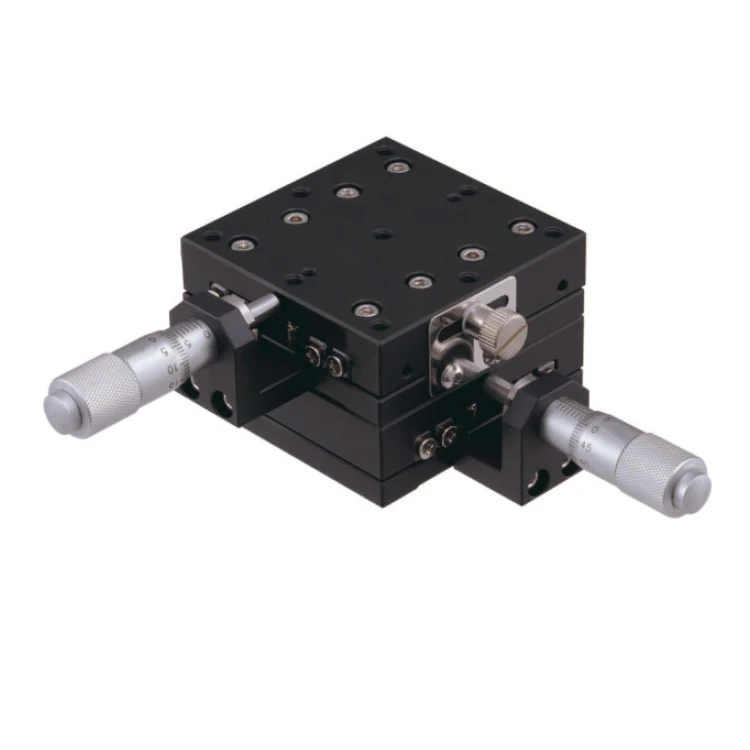 

SEMY80-AC 80x80mm 2-Axis XY Micrometer Linear Stage Manual Linear Stage with Crossed-Roller Bearing
