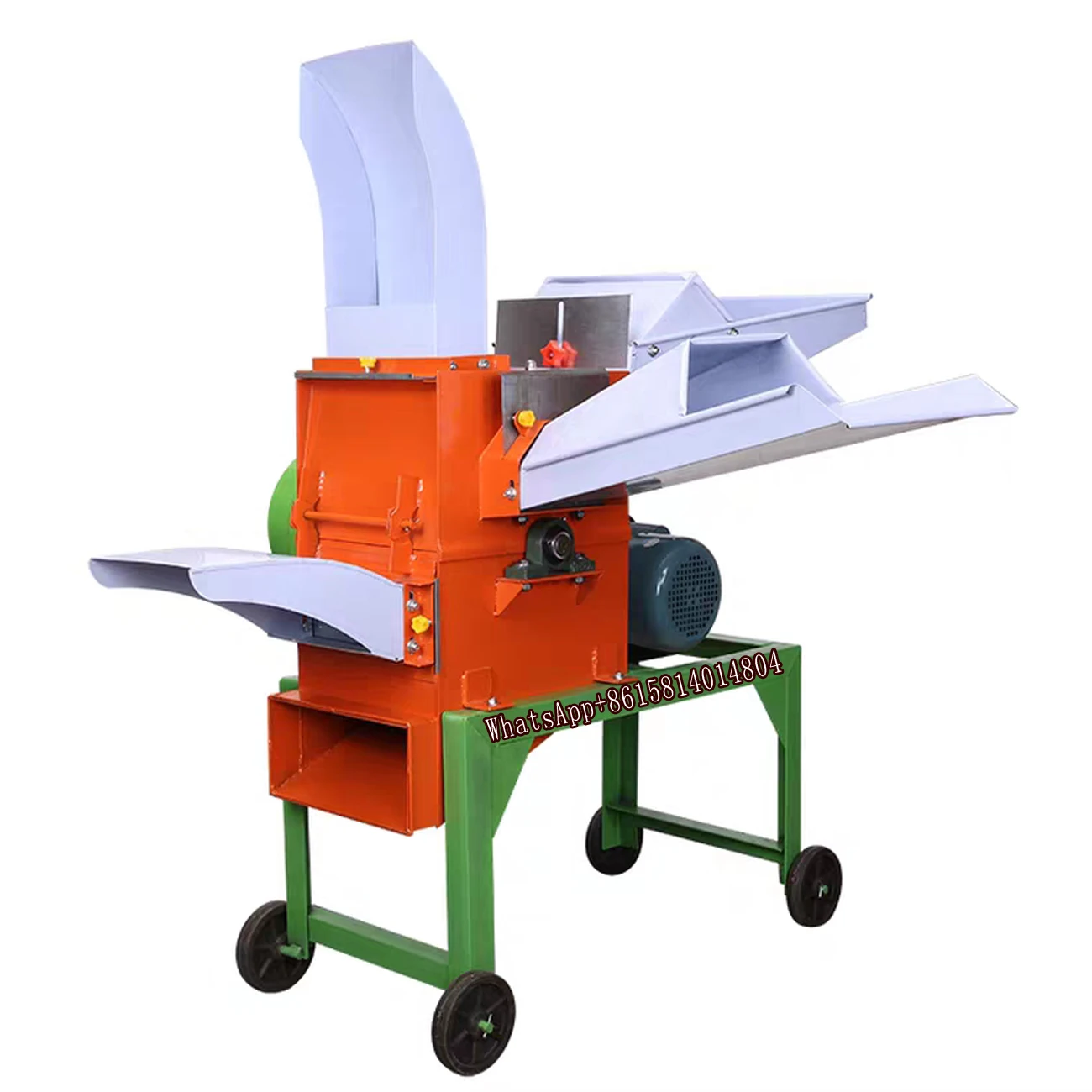 5-режущая головка 220 В кВт машина для мокрой и сухой измельчения соломы кормовых