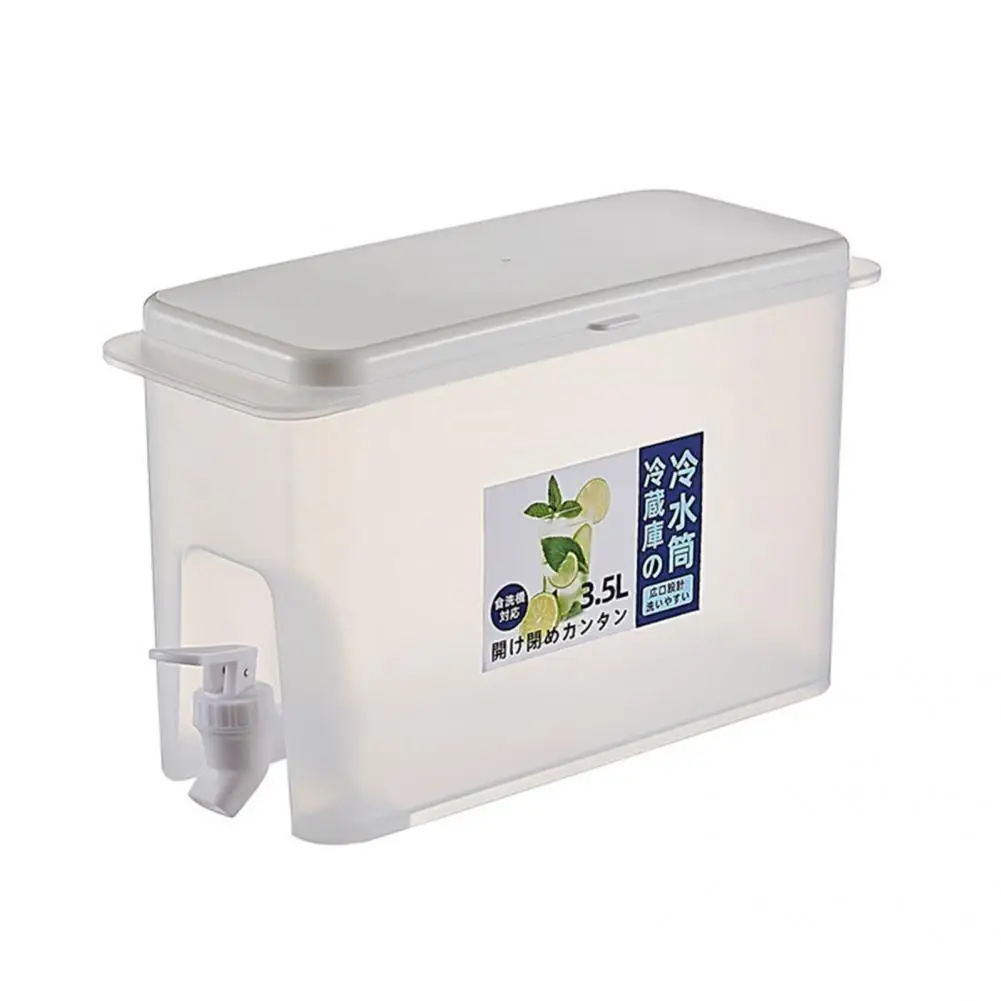 

Plastic 3.5L Useful Drinking Cold Water Pot Coffee Tea Bottle with Faucet Multifunctional Cold Water Pot Sealed for Office