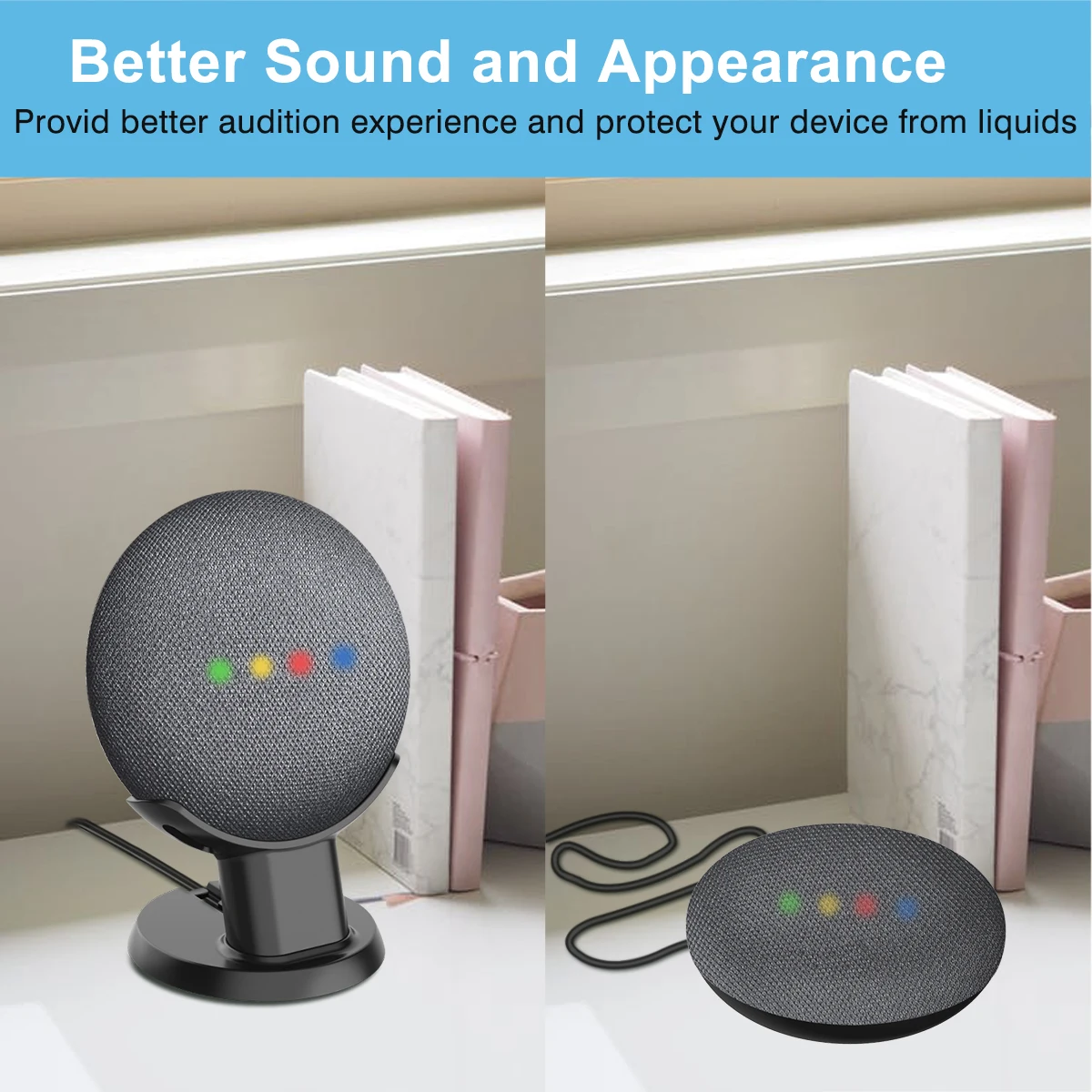 Cozycase Desktop Stand Mount For Google Home Mini/Nest Mini Voice Assistants Compact Support Bedroom Audio Holder Pedestal | Электроника