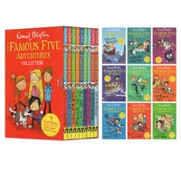 9 booksset enid blyton the famous five adventures collection children english picture book detective stories
