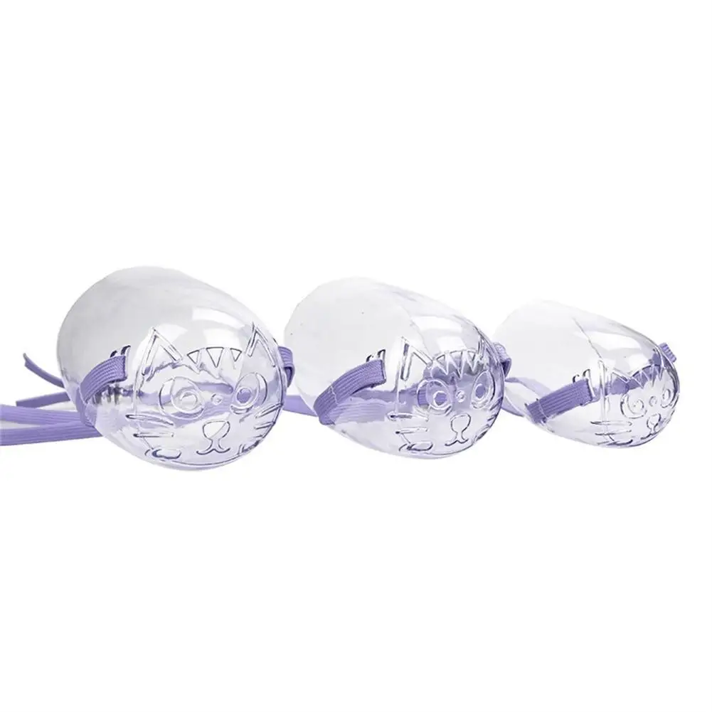 

Transparent Cat Eye Shade Avoid Biting Bath Bag Injection Pet Collar Head Cover Muzzle