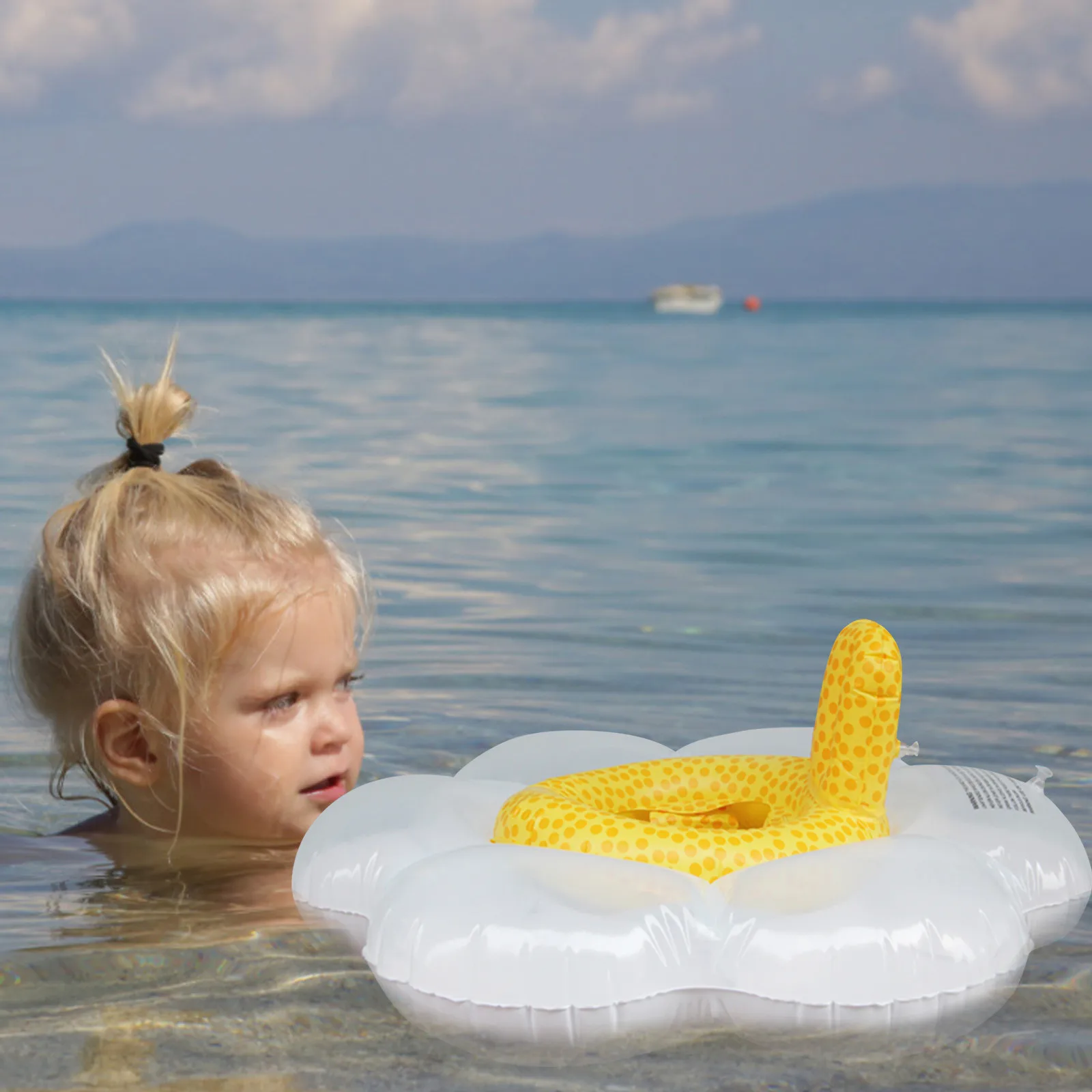 

Baby child yellow sunflower inflatable swimming seat swimming ring Asiento De Anillo DeNatacinParaNio#30