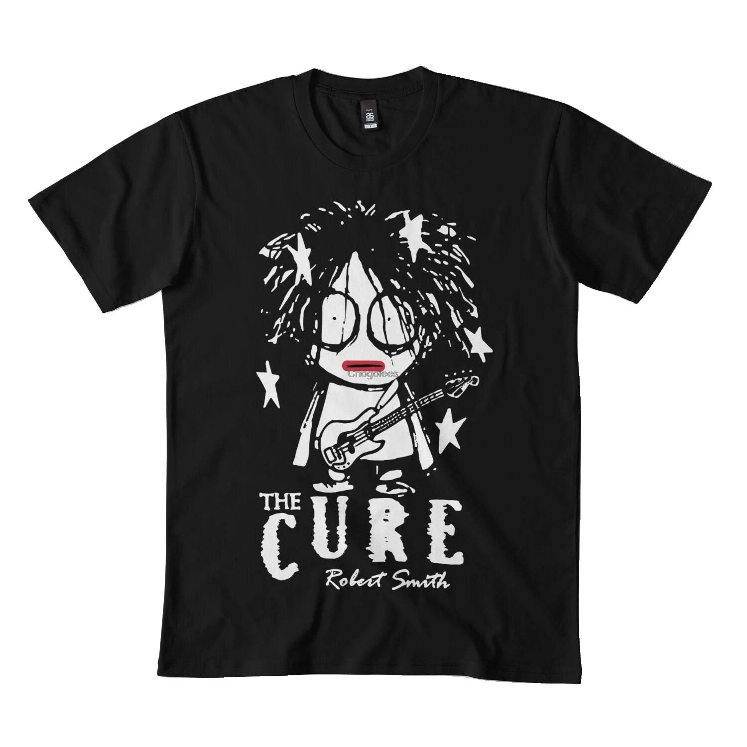 

Классическая черная футболка The Cure Роберт Смит