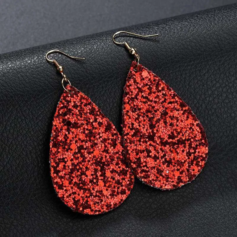 Висячие серьги в стиле ретро для женщин полиуретановые перья капли воды разные