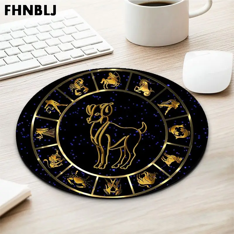 

Cool Fashion twelve constellations art Natural Rubber Gaming mousepad Desk Mat Anti-Slip Laptop PC Mice Pad Mat gaming Mousepad