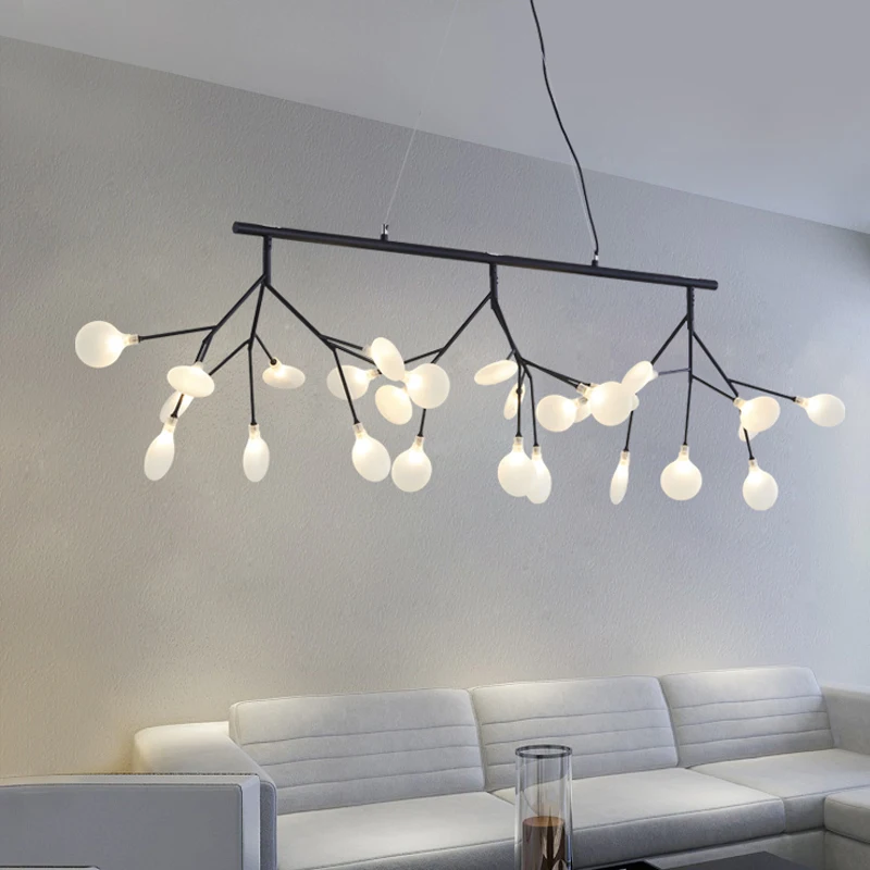 Прямоугольная люстра для ресторана бара кухни островного освещения люстр лампа