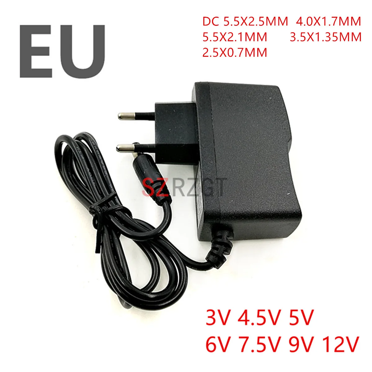AC 110 240V DC 3V 4 5 V 5V 6V 7 9V 12 для 0.5A 1A светодиодной ленты универсальный адаптер /