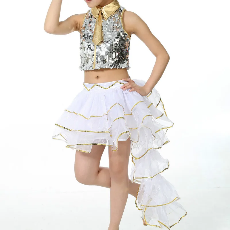 Современные танцевальные костюмы для джаза маскарадные женщин хип хоп платья