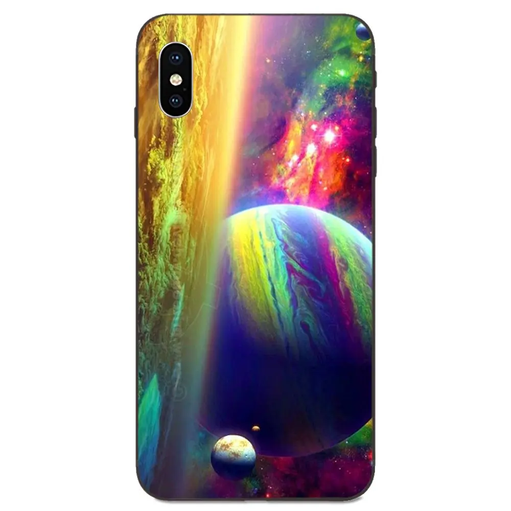 Sun Moon/Космическая туманность мягкий чехол из ТПУ с изображением Капа для huawei nova 2 2S