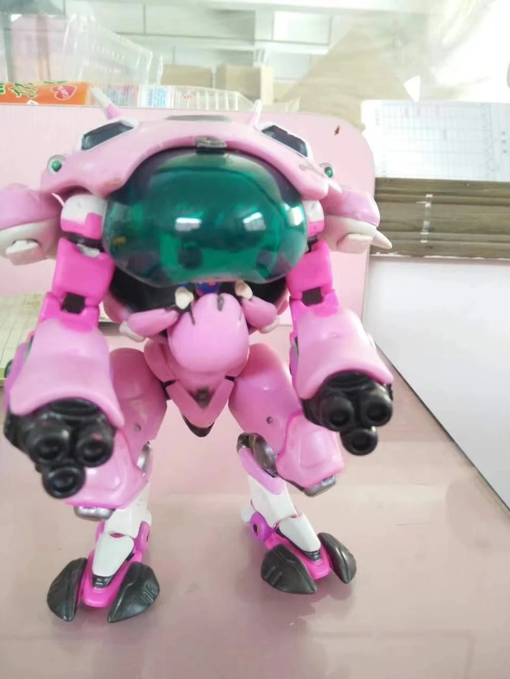 

D.VA Mechanical Armor Game OW Q Edition Cute DVA Mecha Articulated Figure Model Toys Adult Kid Gift
