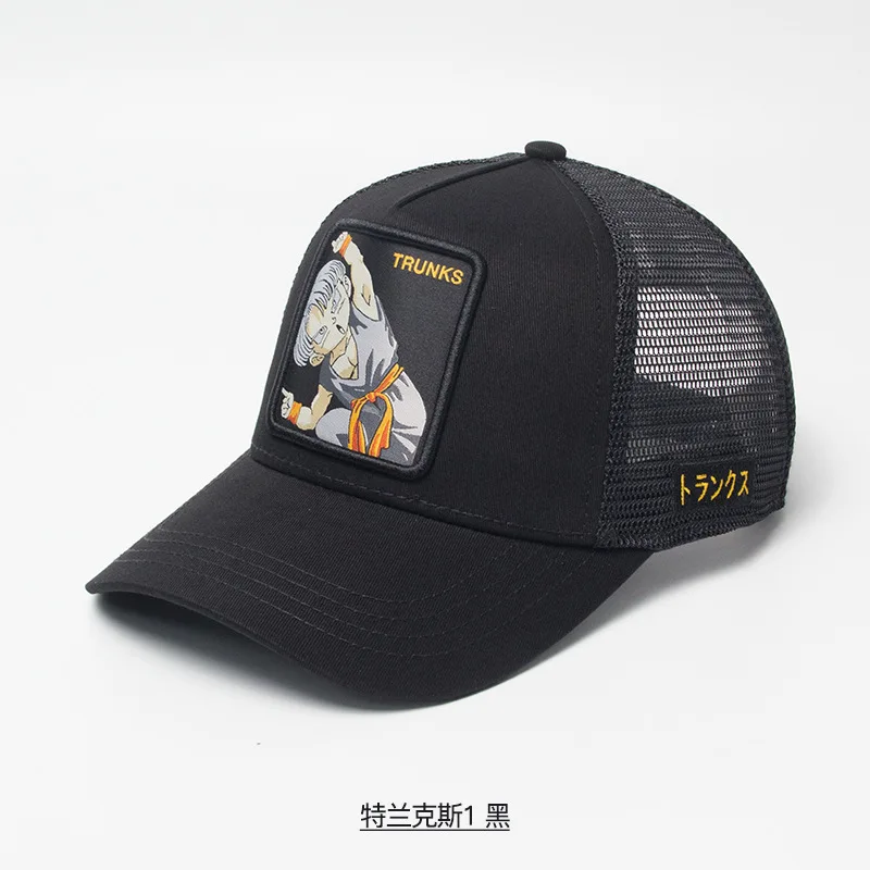 Бренд Вегета чехол Capsule corp Dragon Ball Z Snapback хлопок Бейсбол Кепки Для мужчин Для женщин в стиле «хип-хоп» для папы сетчатая шапка бейсболка дропшиппинг - Цвет: Сиренево-синего цвета