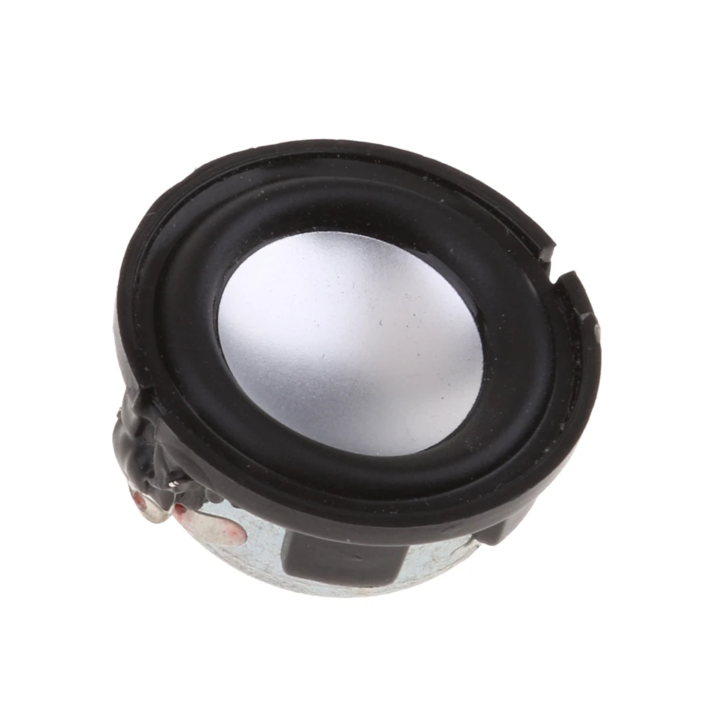 23 мм 2 Вт Стереодинамик 1 ''дюймовый 4Ohm полный диапазон DIY громкий динамик n arbon волокно и резиновая кромка материал прочный
