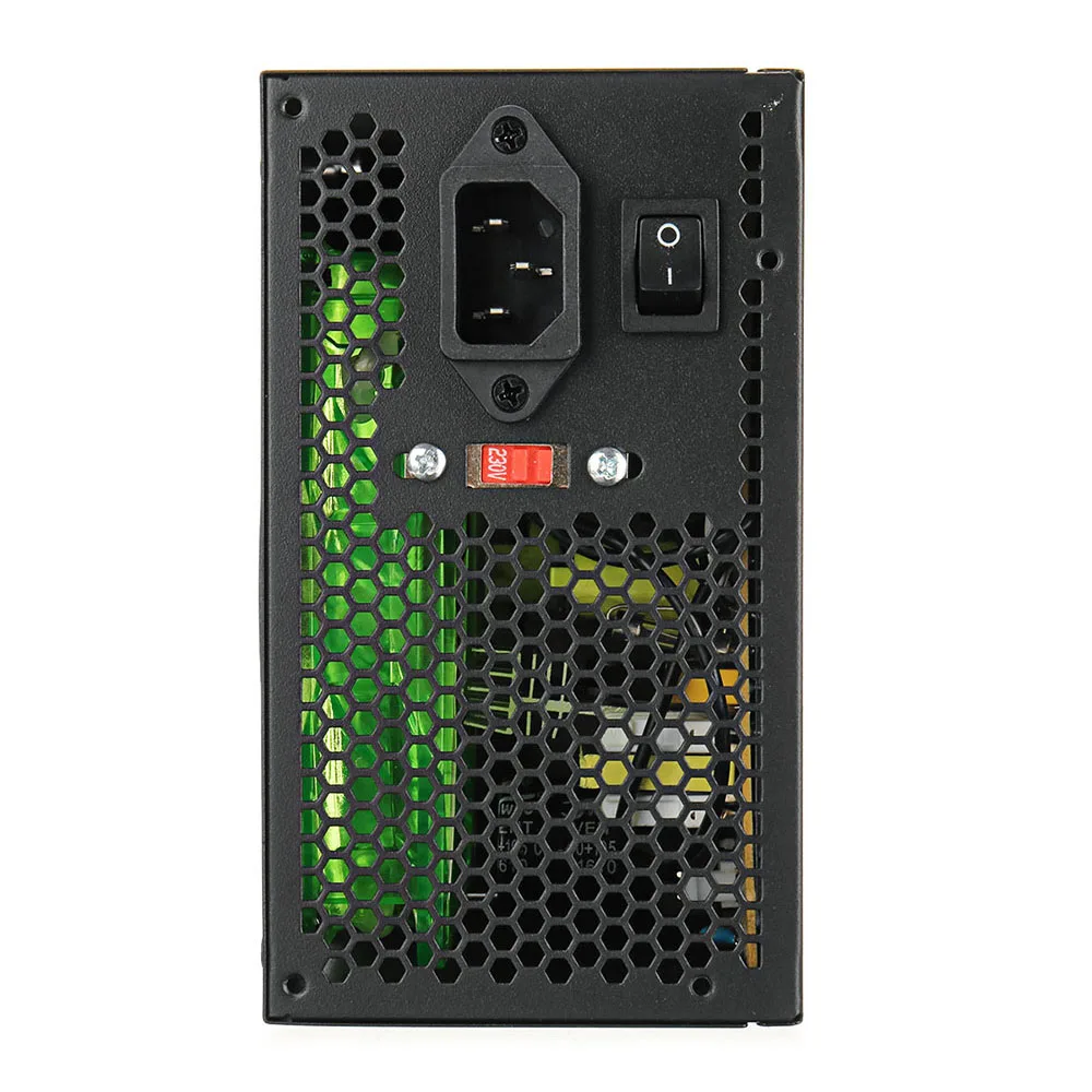 800 Вт Мощность 120 мм питание со светодиодами Вентилятор компьютера 110 ~ 220 В Ручное