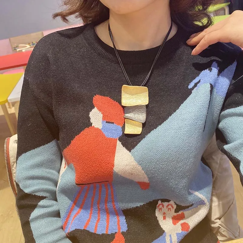 Лидер продаж 2021 длинное ожерелье в богемном стиле Женские винтажные Подвески