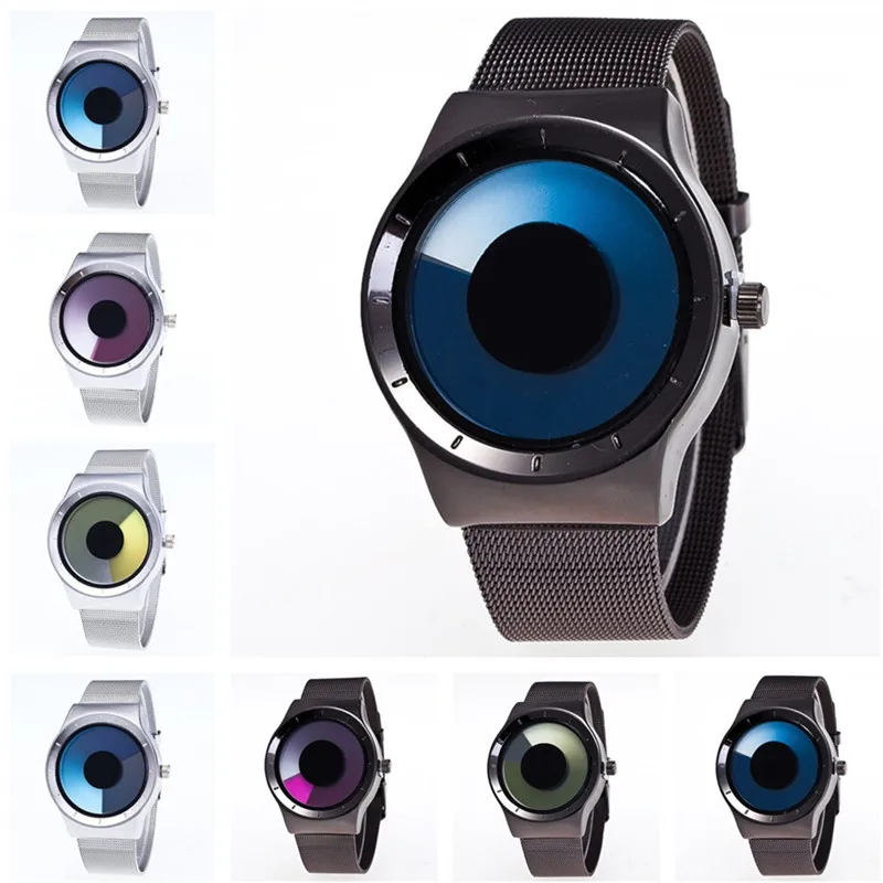 MINHIN Индивидуальные женские и мужские часы новый дизайн модные без указателя|Часы