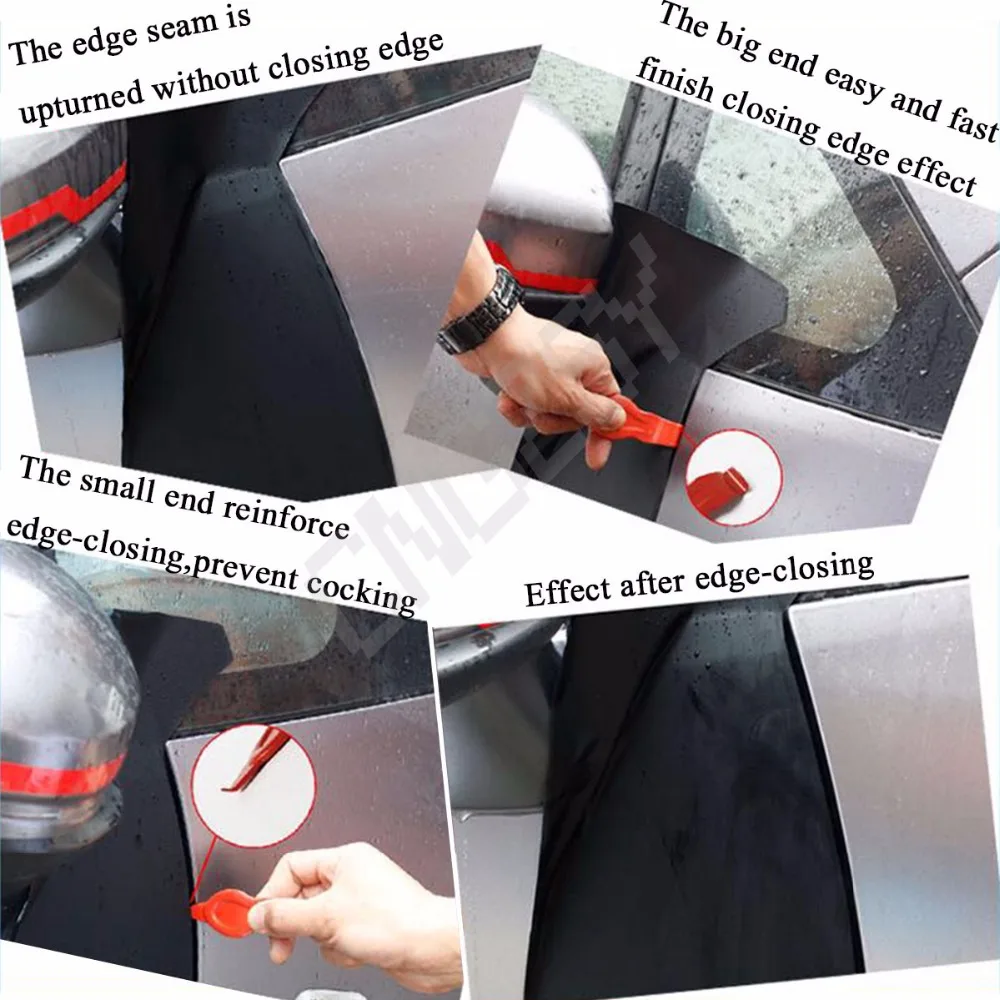 Автомобильная наклейка скребок для бритвы 10 шт. пластиковые лезвия виниловая