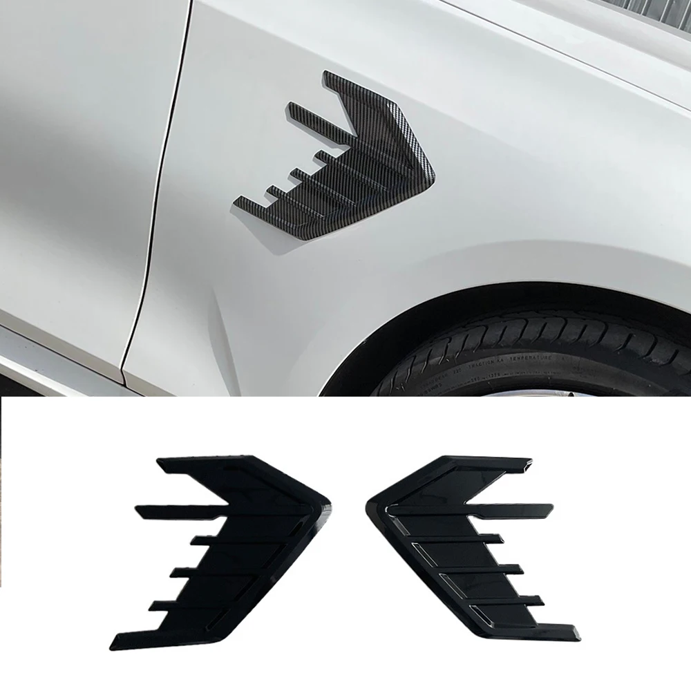 

Car Styling Side Body Air Outlet Covers Trim Fender Decoration Stickers For BMW 3 Series G20 2020-2021 Exterior Accessories
