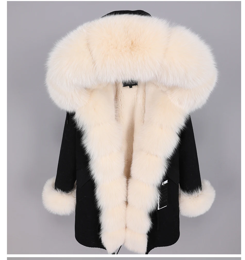 Женская зимняя одежда новая искусственная меховая подкладка парка негабаритных