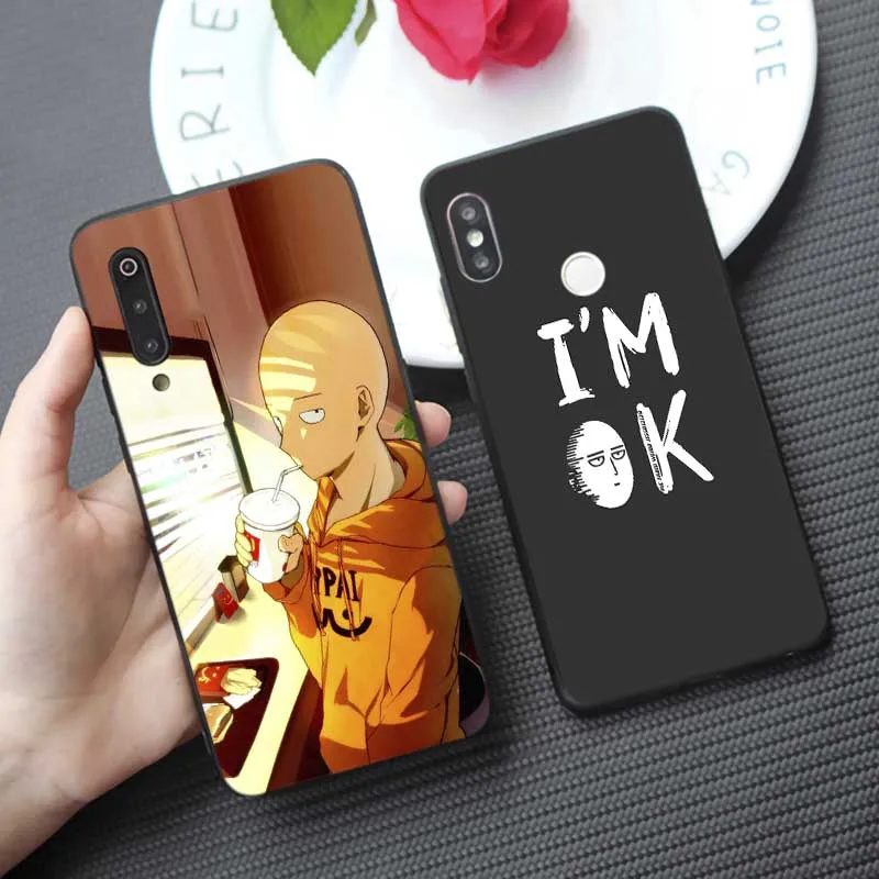 Чехол для телефона samsung galaxy a50 a70 a30 a40 a20 s8 s9 s10 plus Мягкий силиконовый чехол One Punch Man