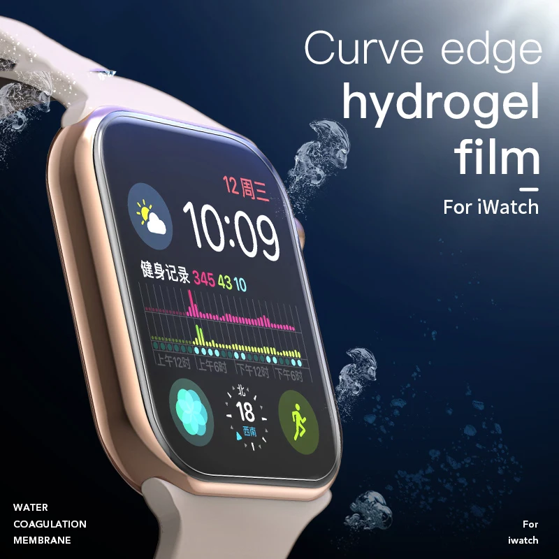 Защитная пленка для Apple Watch 4, 3, 2, 1, полосы 42 мм, 38 мм, защита экрана 40 мм, 44 мм, для i Watch 4, серия фильмов 1/2/3/4