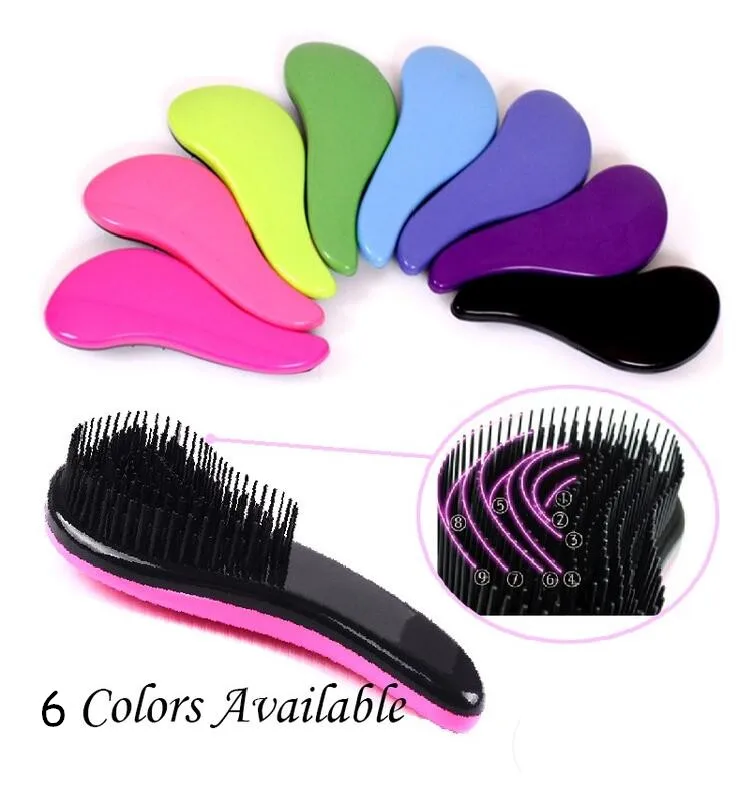 

Candy Color 15CM Hair Brush Comb Charming Hair Massage Comb Styling Beauty Styling Hair Care Comb Shower Massager Detangle Brush