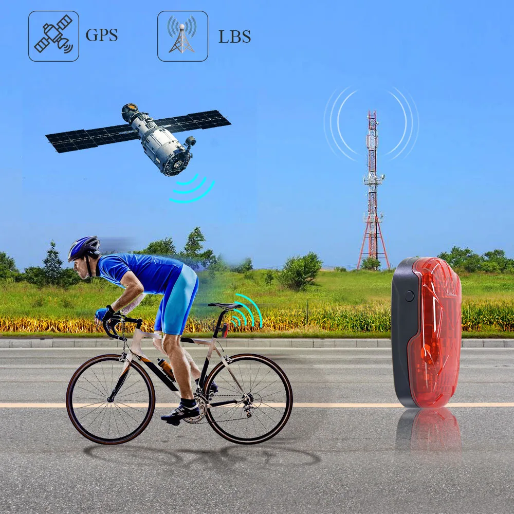Велосипедный gps-трекер TK906 велосипедная лампа gps трекер длительное время ожидания водонепроницаемый SOS сверхскоростная велосипедная сигнализация локатор пожизненная платформа