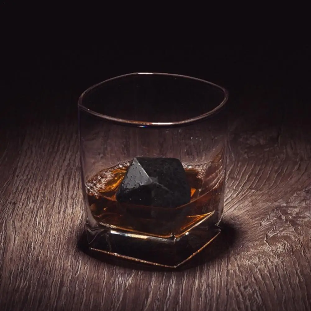 Камни для виски многоразовые охлаждающие многогранные кубики льда из