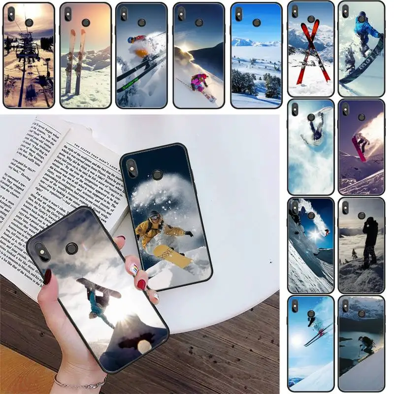 

Snow Die Ski Snowboard Sport Phone Case For Xiaomi Redmi Note10 Pro Note7 Pro 8 Pro 8T Note9 9S Redmi 7 8 8A 9C K30 Poco X3