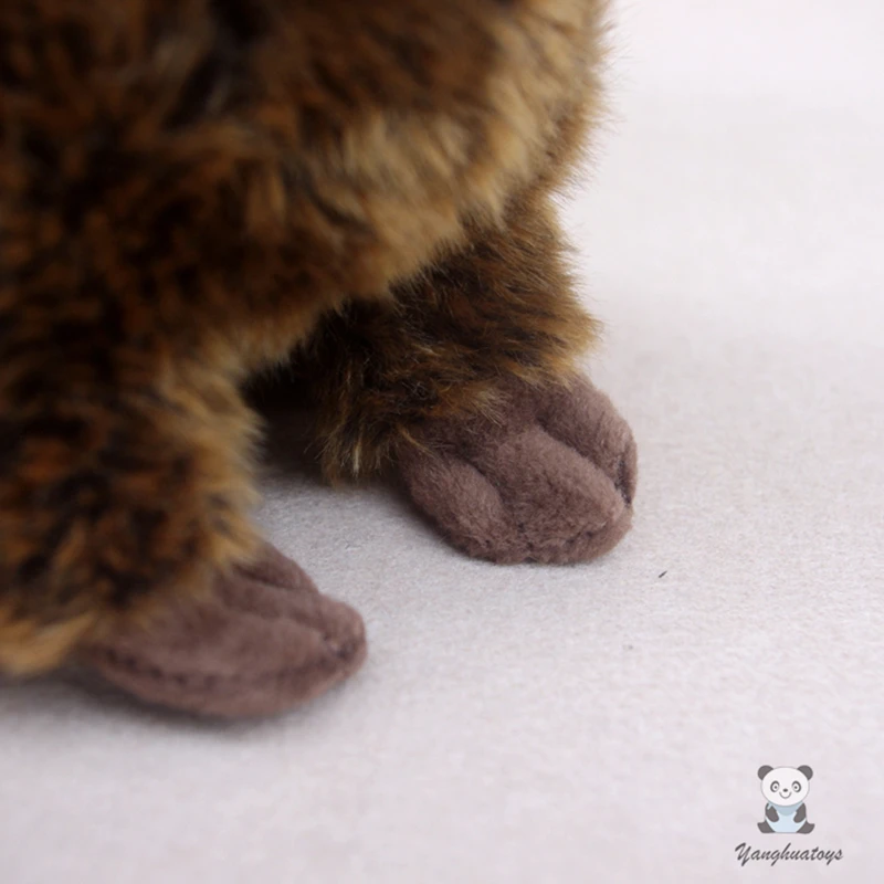 Милая мягкая игрушка в виде животных кукла настоящая жизнь плюшевый бобр детские