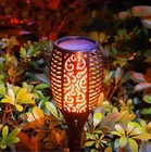 Светодиодный фонарик на солнечной батарее, водонепроницаемый садовый декоративный Ландшафтный фонарь на солнечной батарее для газона, уличные лампы на солнечной батарее, 12 светодиодов