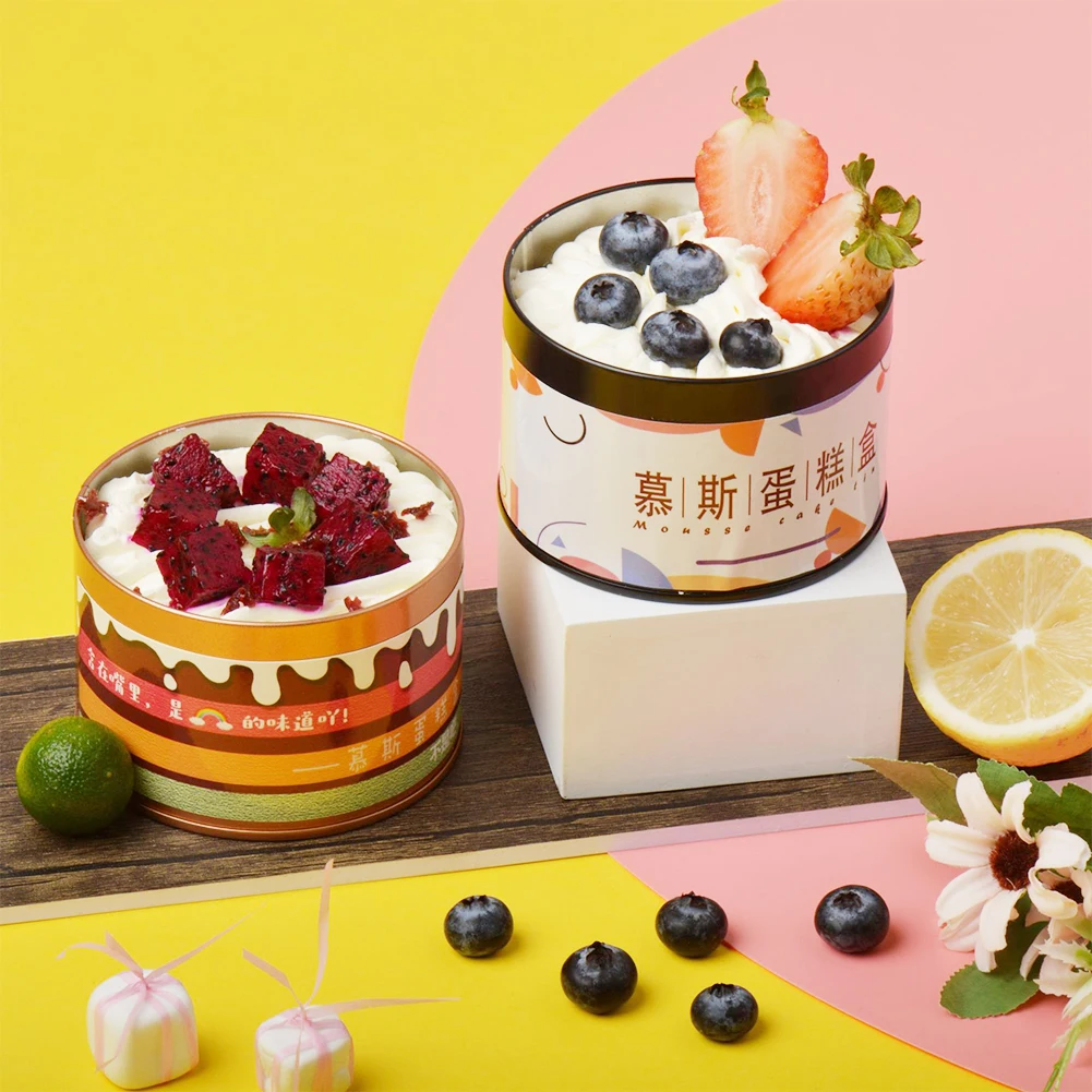

12pcs Cookie Tins Baking Cake Bakeware Metal Tin Jars solid bottom Craft Lid 90x60mm Box Container DIY Home Mold pan Xmas Gift