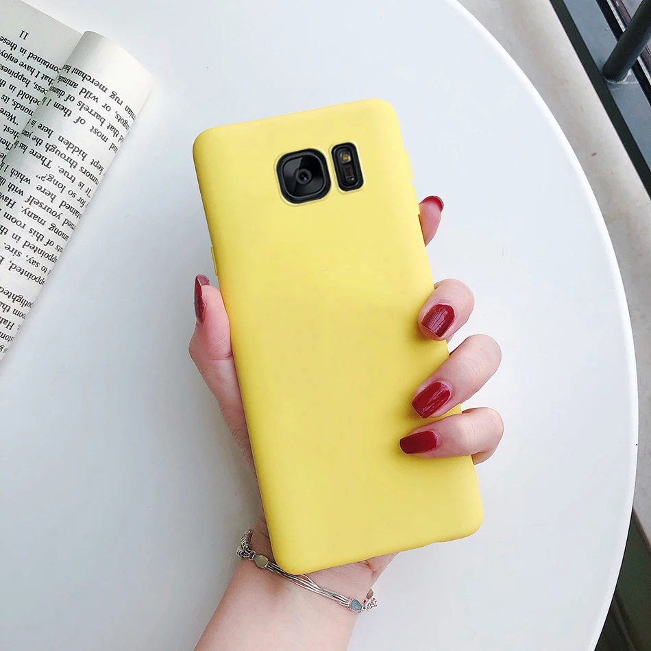 Ультратонкий матовый чехол для Samsung galaxy S7 edge S8 S9 S10 s20 Plus Note 8 9 10 S10E защитный