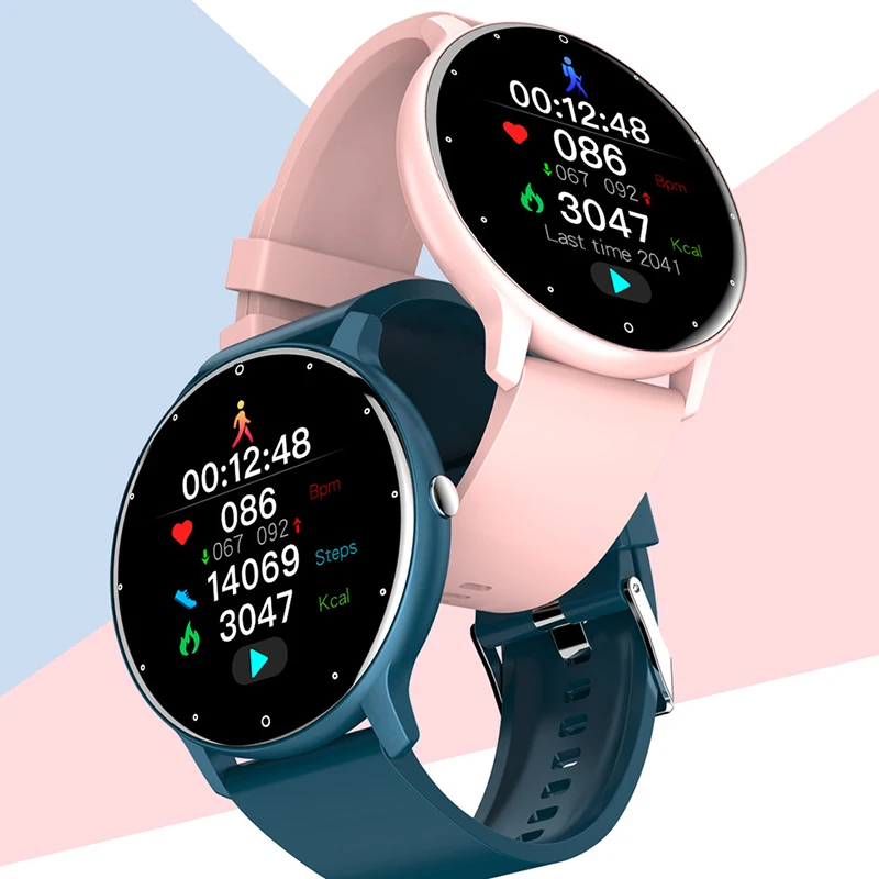 

Смарт-часы с Bluetooth, совместимые с монитором, пульсометром, кислородом в крови, для сна, большой циферблат, водонепроницаемые спортивные женс...