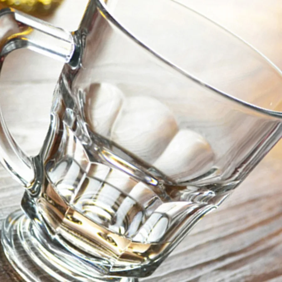 Креативная кружка кружки для напитков кофе из закаленного стекла прозрачная чая